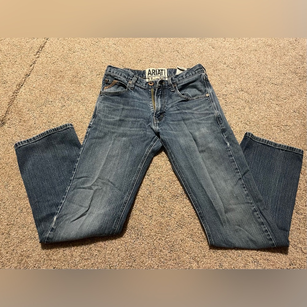 Mens Ariat Slim Straight Jeans 30x32